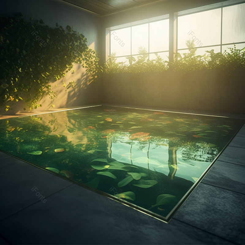 池子阳光照进树林里摄影图,高清,摄影图,摄影图片,图片大全,摄影图免费下载